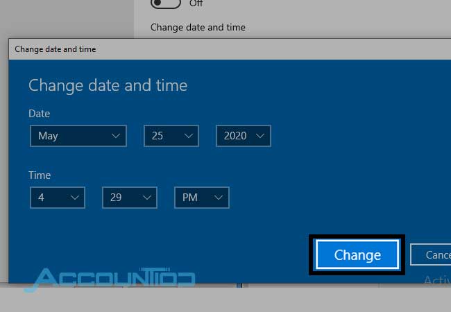 Reset Date and Time of Your Computer