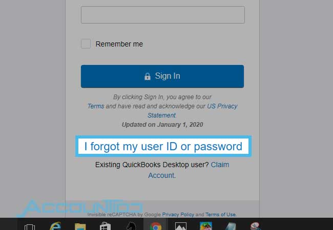 Forgot QB admin Password