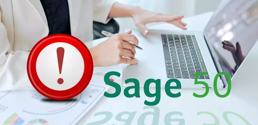 Sage 50 Accounting cannot be started