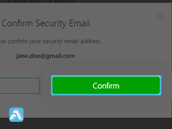 Confirm Security email