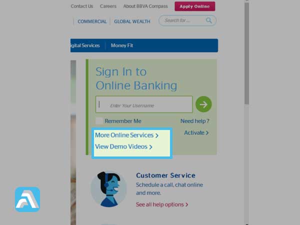 You can use More Online Services option and Watch Demo Video option if you need additional online information and services