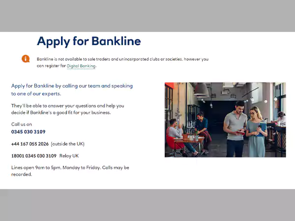 Apply For Bankline