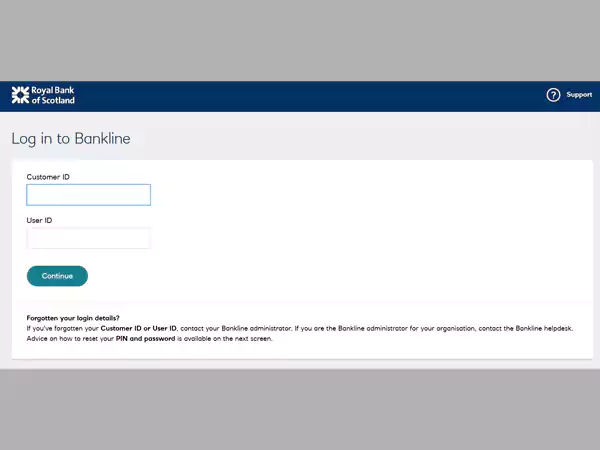 RBS Bankline Login Portal