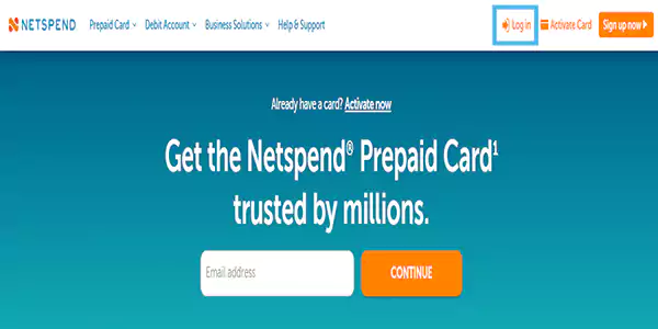 Netspend card login homepage 