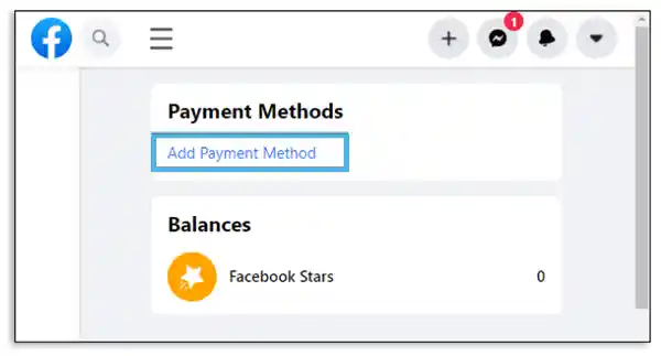 Add payment method