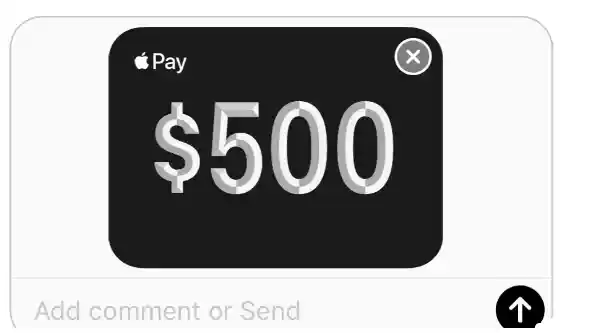 Apple Pay transaction 