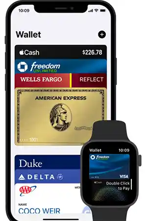 Apple wallet on Apple Watch