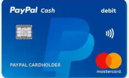 PayPal debit cash card 