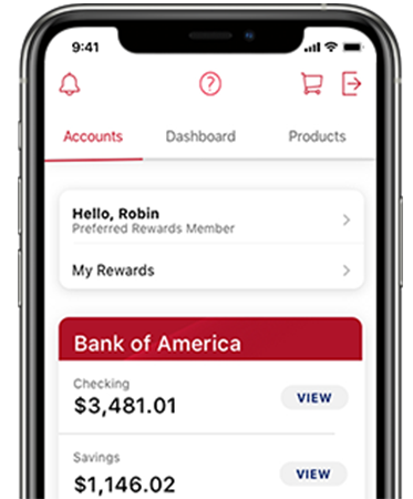 Bank of America mobile app