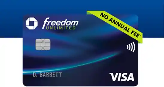 Chase Freedom Unlimited card