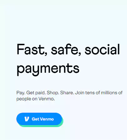 Venmo Homepage 