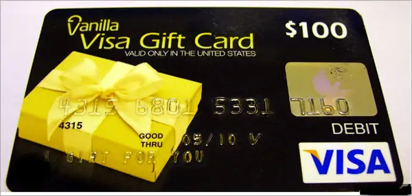 Visa gift card 