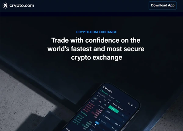 Crypto.com homepage
