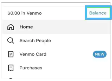 Manage balance in Venmo