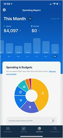 budgeting on rocket money