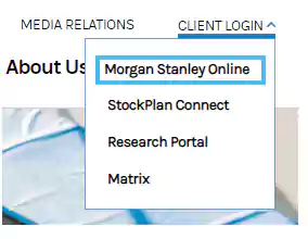 click on Morgan Stanley online