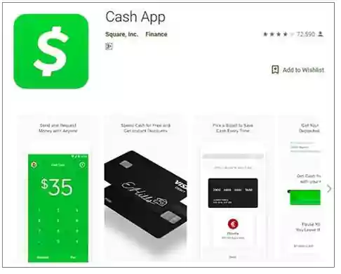 Cash App on Playstore