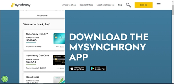 The MySynchrony Mobile App