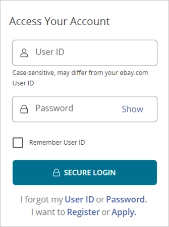 User ID and Password