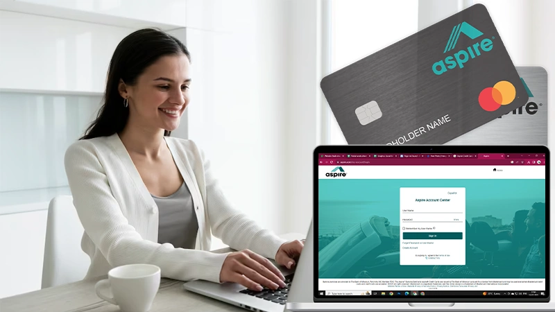 aspire credit card login