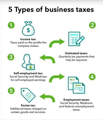 5 Types of Business Taxes