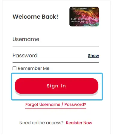 Click on the sign-in