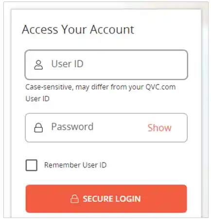 Tap on the Secure login button