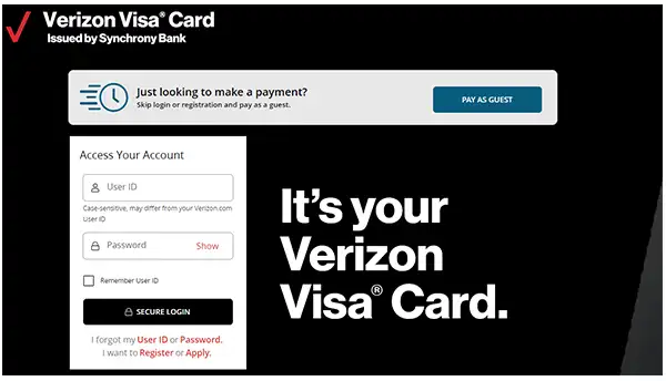  Verizon Card Login