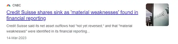 news headline