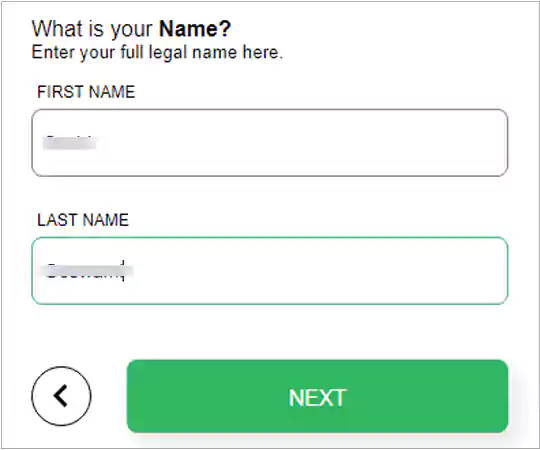 Fill in your name