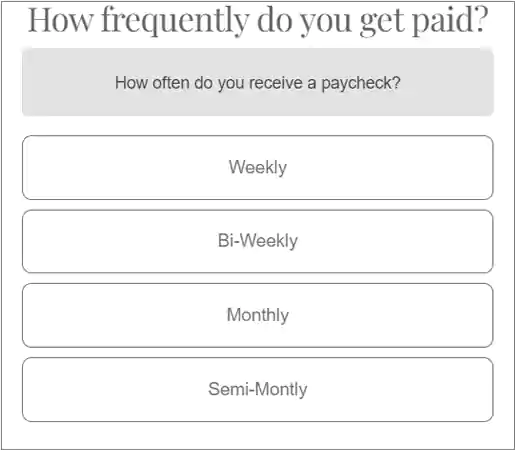 How frequently do you get paid