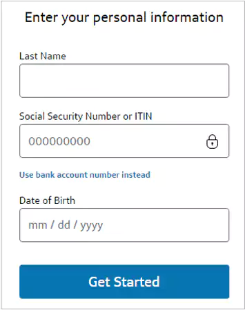Menards account registration
