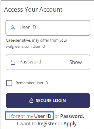 User id