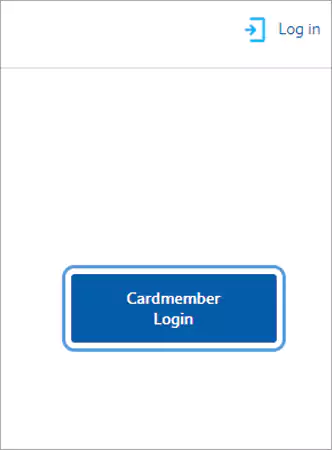 Click on card member login