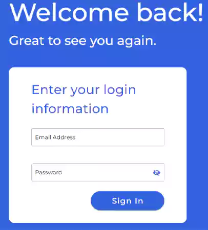 Reprise loan login page