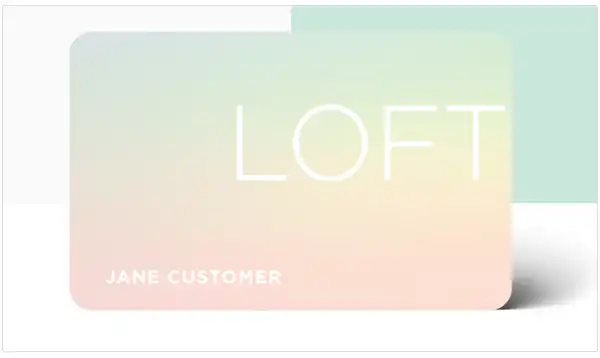 Loft credit card 