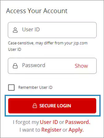 Secure Login Option