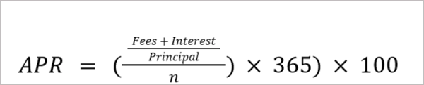 APR formula