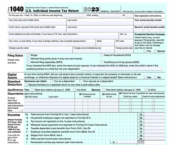 Form 1040