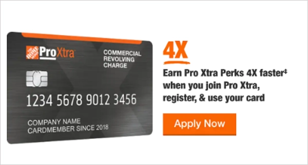 Home Depot Pro Xtra Card