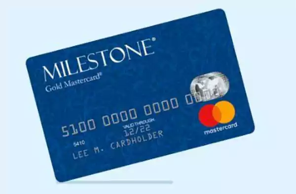 Milestone credit card