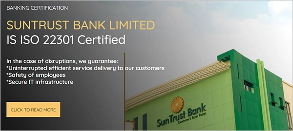 SunTrust Bank homepage