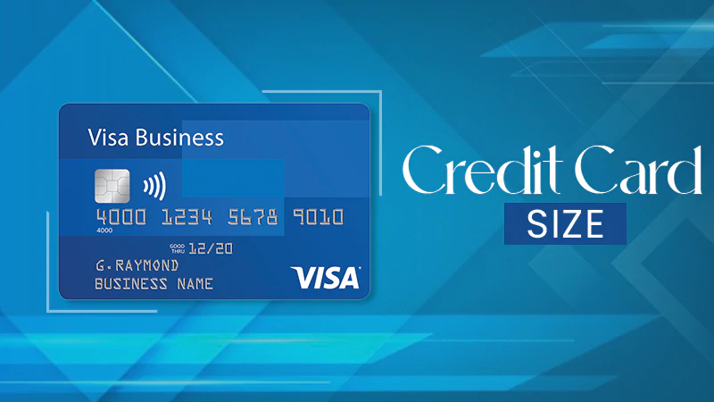 credit card size