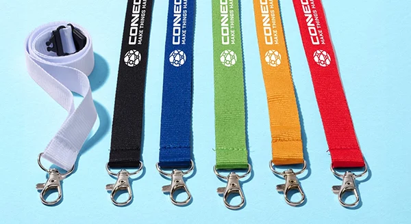 Lanyards in different colors 
